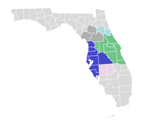 2005 – Expanded to 23 counties