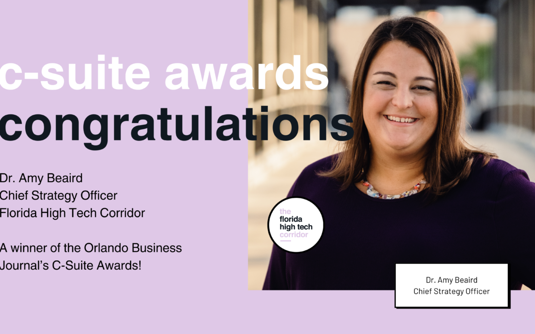 Amy Beaird, Ph.D., Wins Orlando Business Journal C-Suite Award