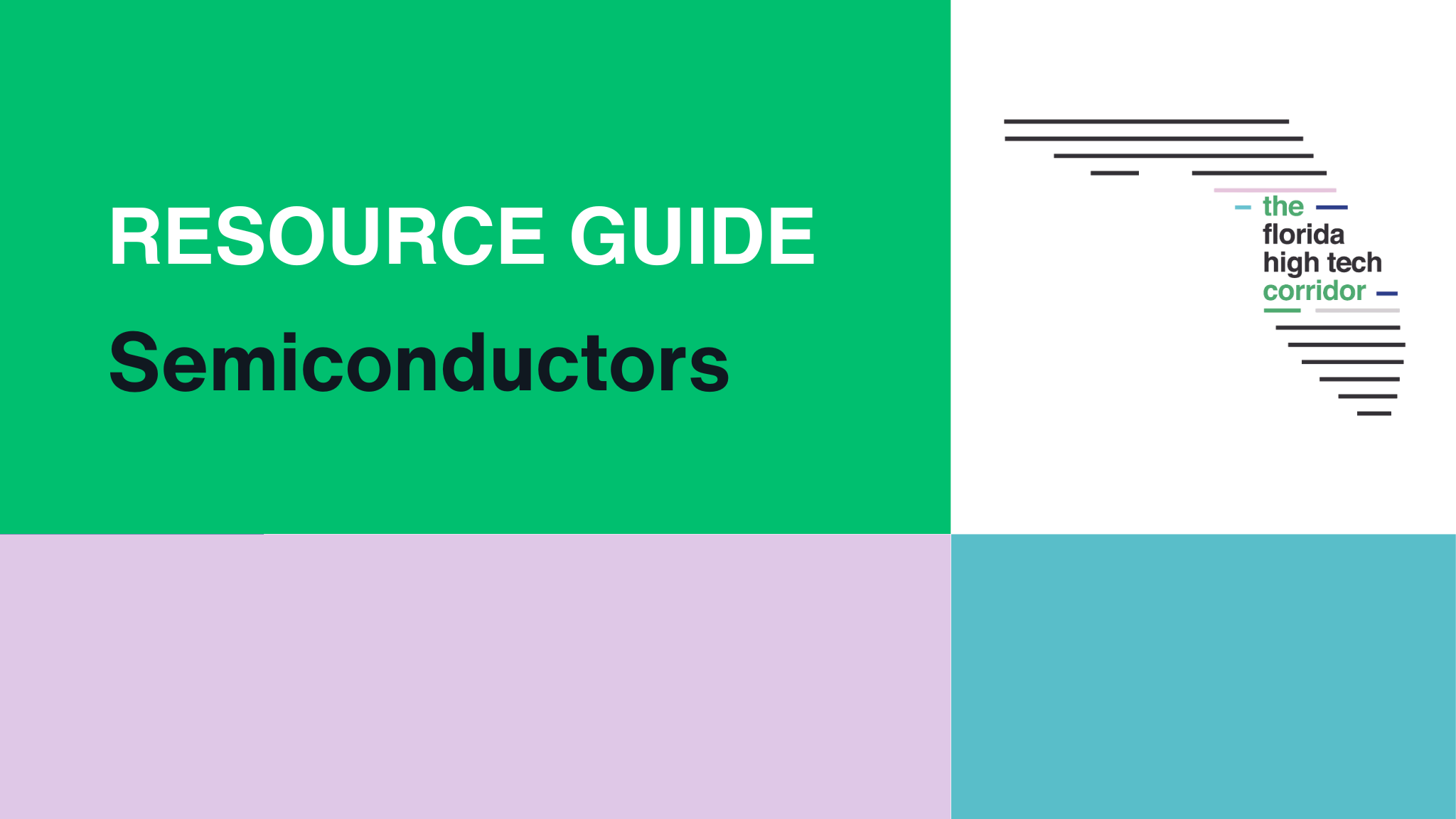 Resource Guide: Semconductors with Florida High Tech Corridor Logo