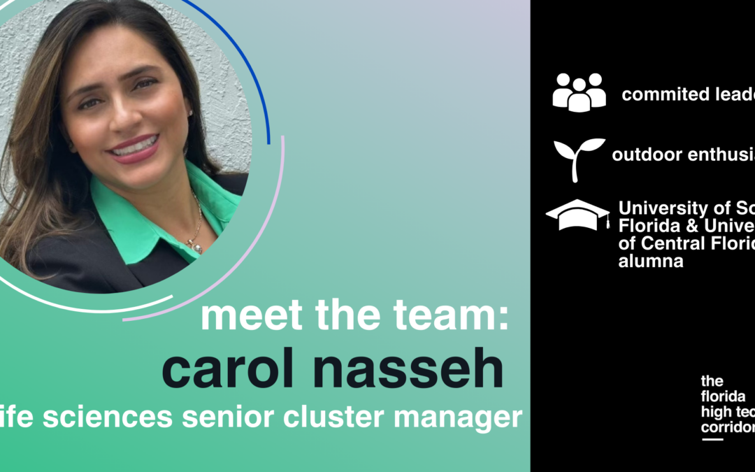Meet Carol Nasseh: Empowering Life Sciences Cluster Members to Meet t...