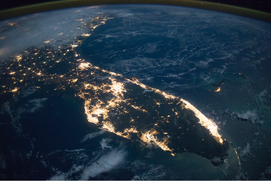 Florida at night
